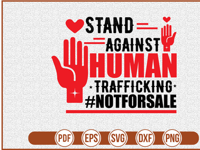 Stand Against Human Trafficking notforsale