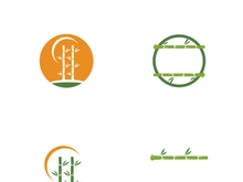 Bamboo Logo Template vector icon