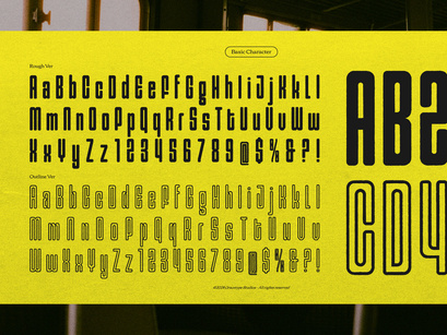 Gerebong | Condensed Sans Serif