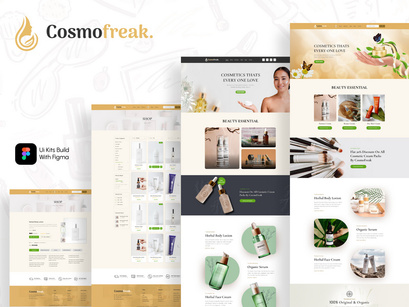 Cosmofreak - Beauty & Cosmetics Shop | Figma