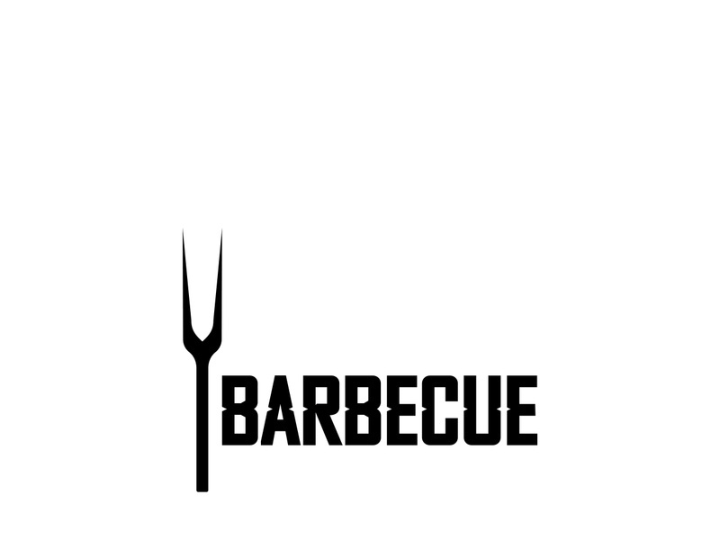 Simple Barbecue Vintage hot grill, with crossed flames and spatula. Logo for restaurant, badge, cafe and bar.vector