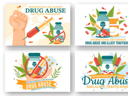 13 Against Drug Abuse and Illicit Trafficking illustration