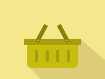 Basket shopping icon preview picture