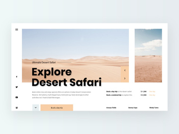 Desert Safari - Hero Header preview picture