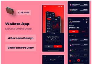 Wallet Banking App UI Kits