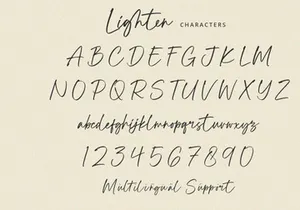 Lighten - Handwritten Script Font