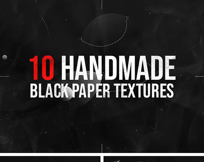 Black Paper Photoshop Textures