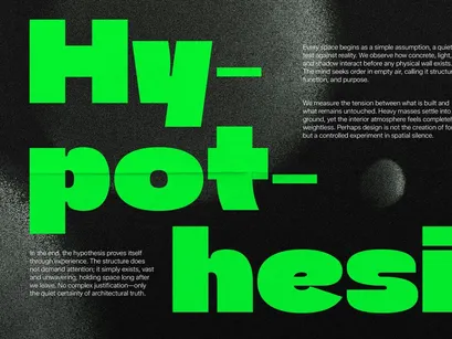 Dork Raft | Extra Bold Grotesk