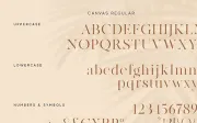 Canvas Font Family - Free Demo