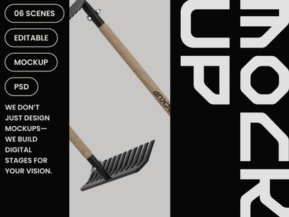 Iron Rake Mockup