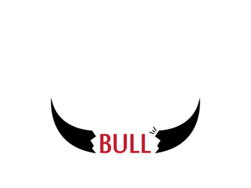 Bull head horns logo design. preview picture