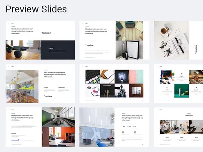 LUMA - Fully Animated Google slide Presentation Template