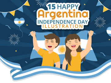 15 Happy Argentina Independence Day Illustration preview picture