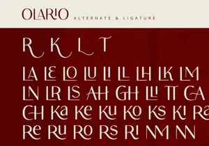 Olario - Sans Serif Font