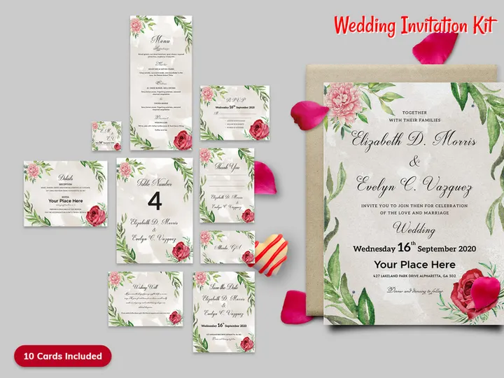 Wedding Invitation Kit-09
