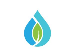 Water drop Logo illustration