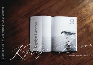The Lovely - Signature Font