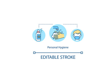 Personal hygiene concept icon preview picture