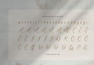 Del Lante | Elegant Calligraphy Script