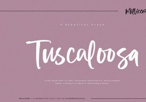 Millicent - Handwritten Script Font