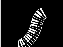 Keyboard piano vector Musical instrument illustration design template