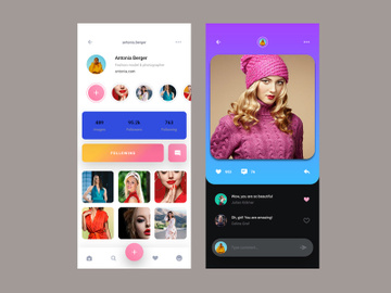 Social Media Apps UI Kit preview picture