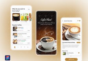 Online Coffee Shop App UI
