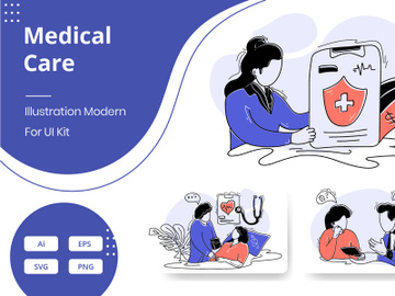 Flat Illustration Medical Care preview picture