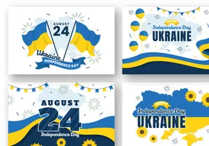16 Ukraine Independence Day Illustration