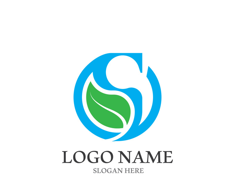 Business corporate S letter logo design vector