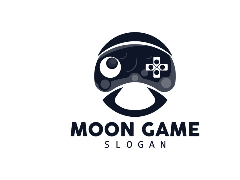 Moon Logo, Crescent Star And Moon Design