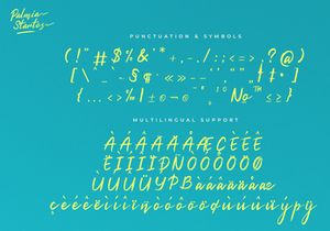 Palmia Startos | Retro Brush Script