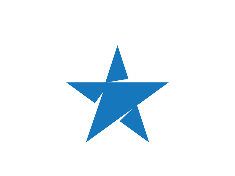 Star Logo Template icon illustration design