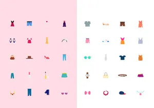 Clothes & Accessories Icons