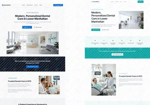 Soho Dental Website Redesign | Modern Dental Clinic UI/UX Landin