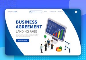 [Vol. 13] Office Activity - Landing Page Illustration