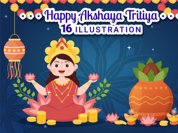 16 Akshaya Tritiya Festival Illustration preview picture