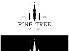 simple pine or fir tree logo,evergreen.for pine forest,adventurers,camping,nature,badges and business.vector preview picture