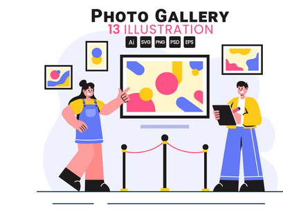 13 Photo Gallery Illustration