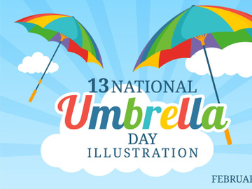 13 National Umbrella Day Illustration preview picture
