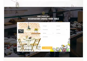 Restaurant PSD Template