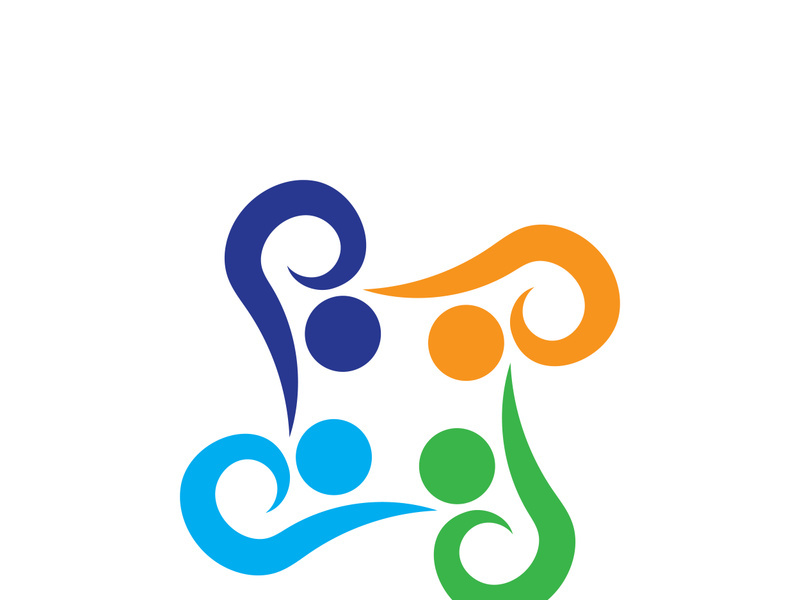 People icon work group vector illustration design