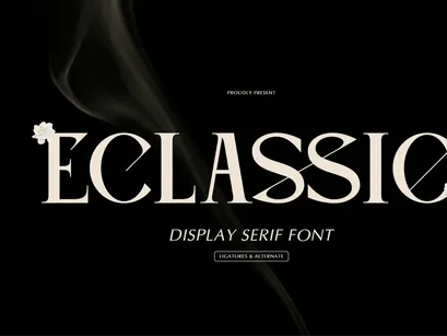 Eclassio | Display Serif Font