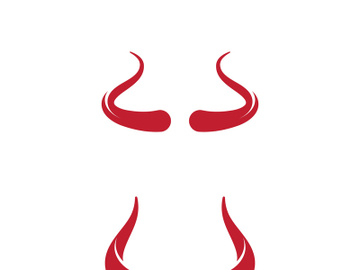 Devil horn Vector icon design preview picture