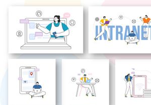 20 Intranet Technology Illustration