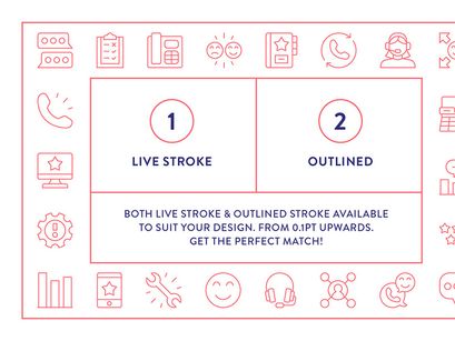 30 Customer Service Icons
