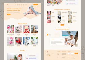 Baby-Care-Product-Website-Landing-Page