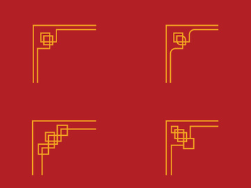 Chinese border illustration preview picture