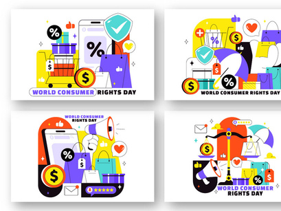 10 World Consumer Rights Day Illustration