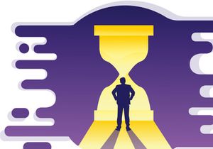 Illustration : Businessman Time